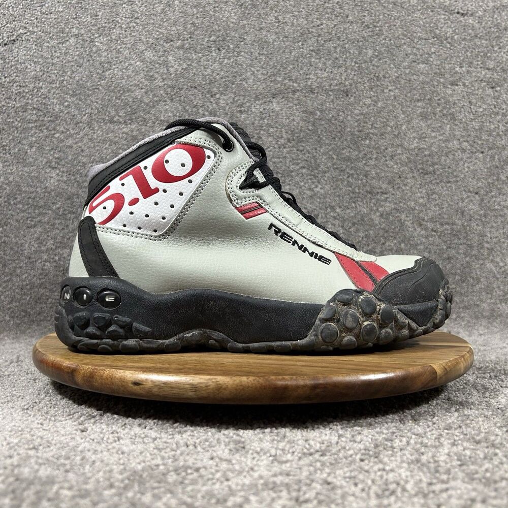 Five Ten 5.10 Nathan Rennie Men’s Size 9 Gray Hiking Mountain Bike Boots Used